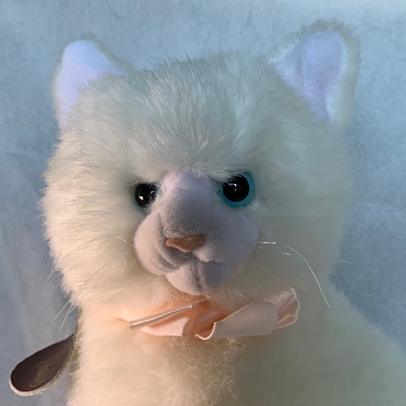 1987 Dakin Playthings Soft Classics Persian Blue Eye Cat Plush Stuffed Animal - Picture 2 of 12